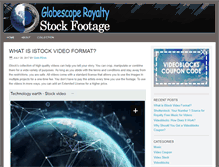 Tablet Screenshot of globescopestockfootage.com
